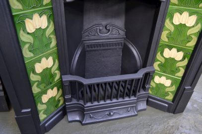 Genuine Art Nouveau Tiled Fireplaces 1638TC - Oldfireplaces