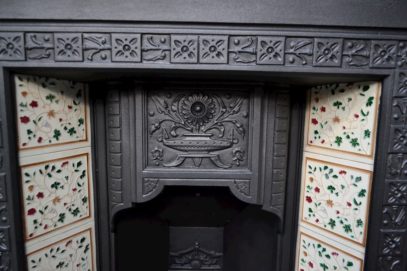 Small Victorian Tiled Insert 1652TI - Antique Fireplace Company