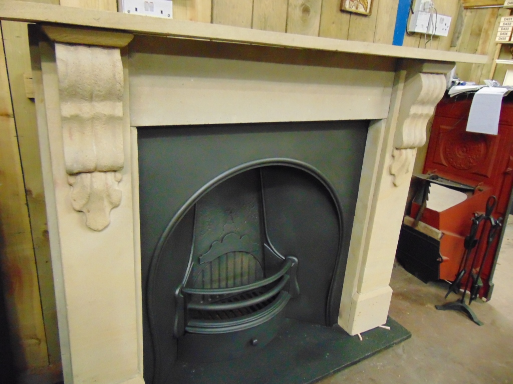 Victorian Stone Fireplace 1655SS Antique Fireplace Co