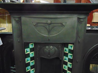 281TC_1653_Art_Nouveau_Tiled_Combination_Fireplace