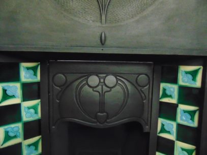 281TC_1653_Art_Nouveau_Tiled_Combination_Fireplace