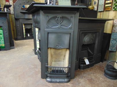 Art Nouveau Bedroom Fireplace 1713B Old Fireplaces