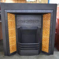 Victorian Tiled Fireplace Insert 3035TI - Antique Fireplace Company