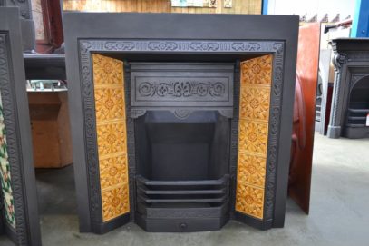 Victorian Tiled Fireplace Insert 3035TI - Antique Fireplace Company