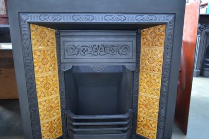Victorian Tiled Fireplace Insert 3035TI - Antique Fireplace Company