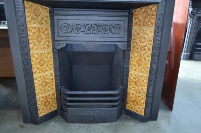 Victorian Tiled Fireplace Insert 3035TI - Antique Fireplace Company