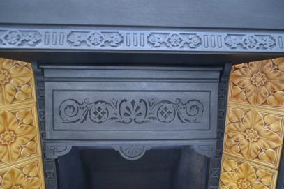 Victorian Tiled Fireplace Insert 3035TI - Antique Fireplace Company