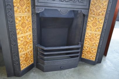 Victorian Tiled Fireplace Insert 3035TI - Antique Fireplace Company