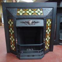 Victorian Tiled Insert inc tiles - 1703TI - The Antique Fireplace Company