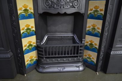 Victorian Cast Iron Tiled Insert 1728TI