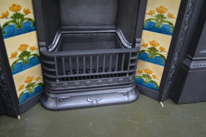 Victorian Cast Iron Tiled Insert 1728TI