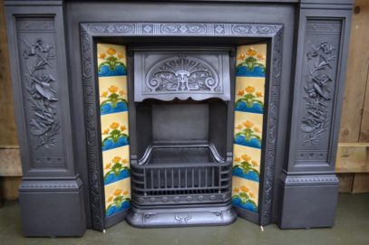 Victorian Tiled Insert - 1728TI - The Antique Fireplace Company