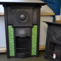 Edwardian Art Nouveau Tiled Fireplace 1745TC - Oldfireplaces