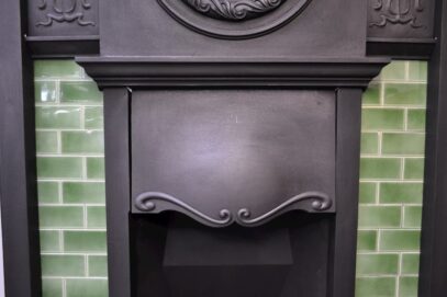 Edwardian Art Nouveau Tiled Fireplace 1745TC - Oldfireplaces