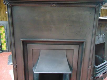 Tall Edwardian Cast Iron Bedroom Fireplace 1742B Antique Fireplace Company.