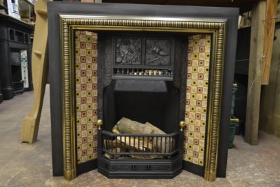 Genuine Arts & Crafts Tiled Insert 3036TI Antique Fireplace Company