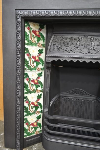 Victorian Tiled Insert 4547TI - Oldfireplaces