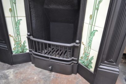 Late Victorian Tiled Fireplace 1780TC
