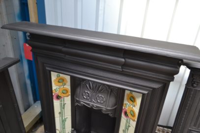 Late Victorian Tiled Fireplace 1780TC