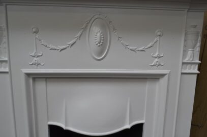 Edwardian Bedroom Fireplace Painted - 4408B