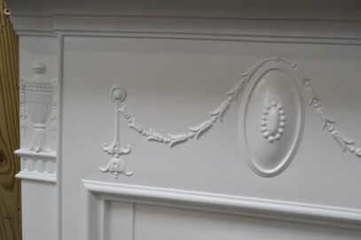 Edwardian Bedroom Fireplace Painted - 4408B