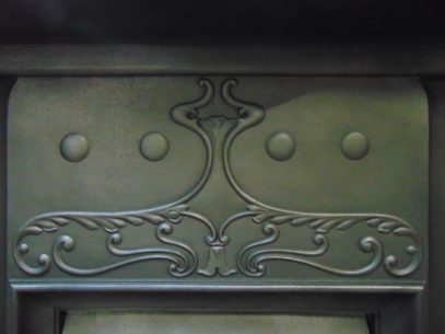 046MC_1830_Art_Nouveau_Cast_Iron_Fireplace