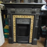 155TC_1375_Victorian_Arts_&_Crafts_Tiled_Fireplace