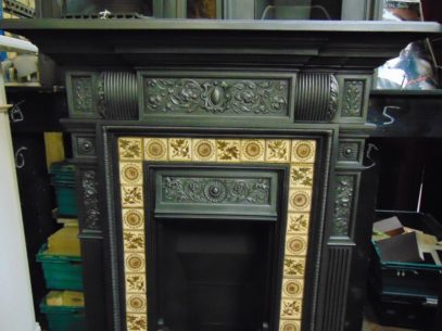 155TC_1375_Victorian_Arts_&_Crafts_Tiled_Fireplace