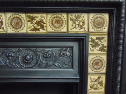 155TC_1375_Victorian_Arts_&_Crafts_Tiled_Fireplace