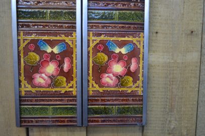 Butterfly Fireplace Tiles V036