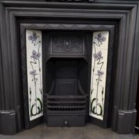 Original Edwardian Tiled Insert 1873TI - Antique Fireplace Company