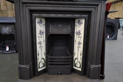 Original Edwardian Tiled Insert 1873TI - Antique Fireplace Company