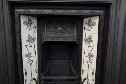 Original Edwardian Tiled Insert 1873TI - Antique Fireplace Company