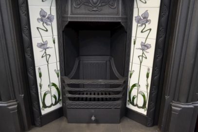 Original Edwardian Tiled Insert 1873TI - Antique Fireplace Company