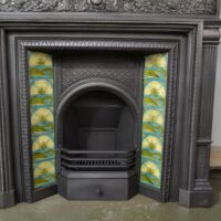 Victorian Arched Tiled Insert 1906TI - Oldfireplaces