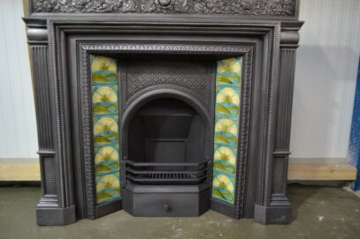 Victorian Arched Tiled Insert 1906TI - Oldfireplaces