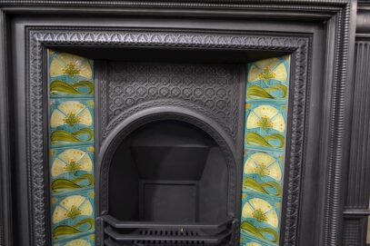 Victorian Arched Tiled Insert 1906TI - Oldfireplaces