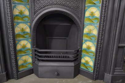 Victorian Arched Tiled Insert 1906TI - Oldfireplaces