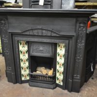 Art Nouveau Cast Iron Surround 1907CS Old Fireplaces