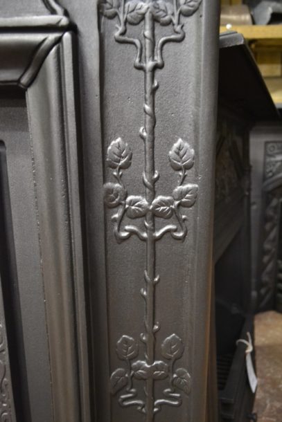 Art Nouveau Cast Iron Surround 1907CS Old Fireplaces