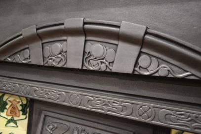 Art Nouveau Cast Iron Surround 1907CS Old Fireplaces