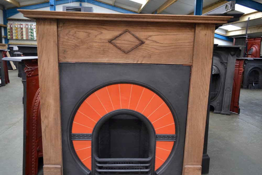 1920 1930 S Oak Fireplace Surround 1908ws Antique Fireplace Co