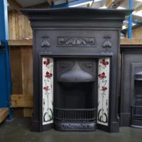 Art Nouveau Tiled Combination Fireplace 1927TC - Oldfireplaces