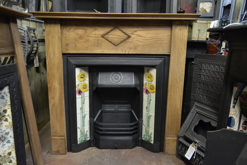 1920 1930 S Oak Fireplace Surround 1908ws