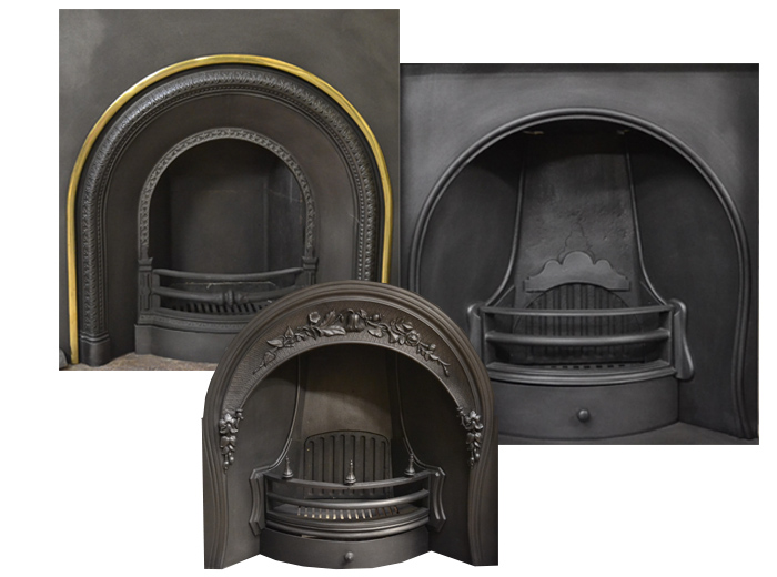 Antique Arched Fireplace Inserts