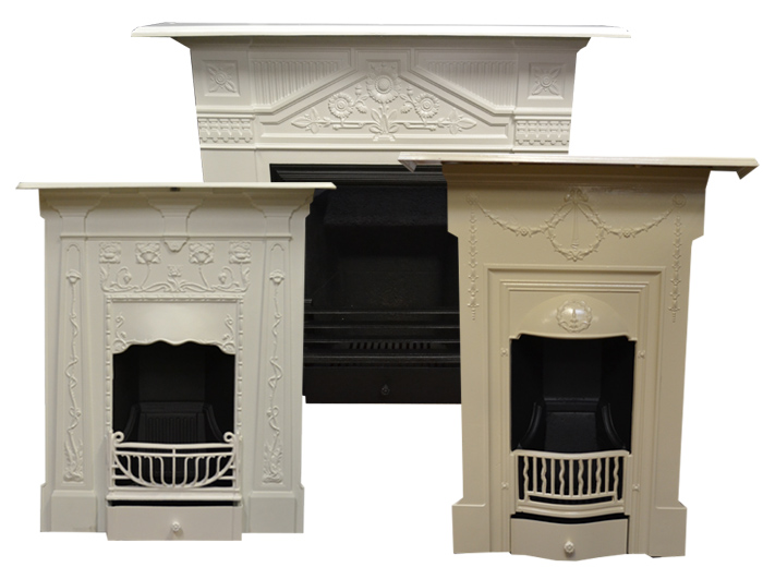 Antique Painted Fireplaces