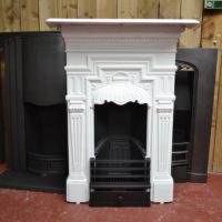 Victorian Painted Bedroom Fireplace 1959B - The Antique Fireplace Company