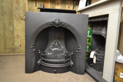 Victorian Cast Iron Arched Insert 1962I - The Antique Fireplace Company