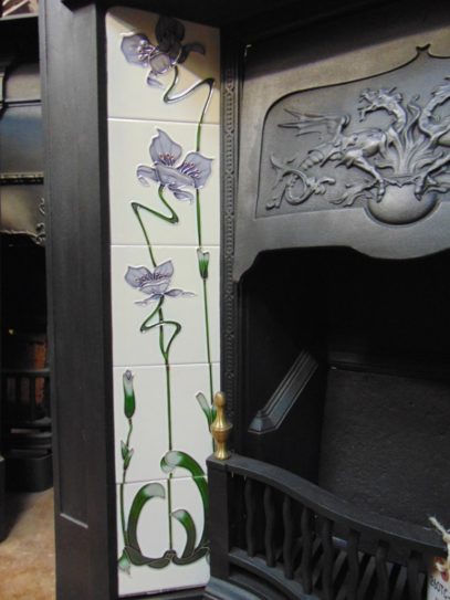 Reproduction Fireplace Tiles R005