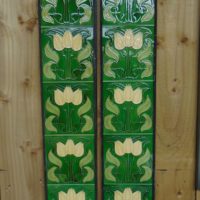 Art Nouveau Style Reproduction Fireplace Tiles R013